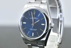Rolex 114300 Oyster Perpetual 39 blue dial Stahl LC100 Zertifikat 2017 Abbildung 11