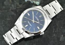 Rolex 114300 Oyster Perpetual 39 blue dial Stahl LC100 Zertifikat 2017 Abbildung 14