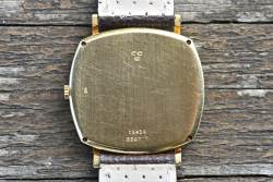 Piaget 12434 sehr seltene TV Screen perfektes Lapislazuli dial Gelbgold Abbildung 4
