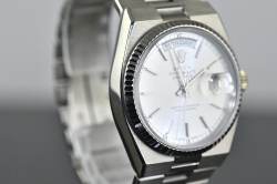 Rolex 19019 sehr seltene Vintage Day-Date Oysterquartz Weißgold Collectors Full Set Image 14