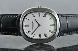 Patek Philippe 3589 Vintage Jumbo Ellipse D'Or Weißgold Kal. 28-255 Image 3