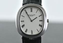 Patek Philippe 3589 Vintage Jumbo Ellipse D'Or Weißgold Kal. 28-255 Image 4