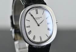 Patek Philippe 3589 Vintage Jumbo Ellipse D'Or Weißgold Kal. 28-255 Image 5