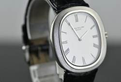 Patek Philippe 3589 Vintage Jumbo Ellipse D'Or Weißgold Kal. 28-255 Image 8