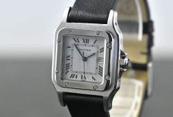 Cartier 2960 Vintage Santos Carrée Spider Dial Automatik Stahl Abbildung 6