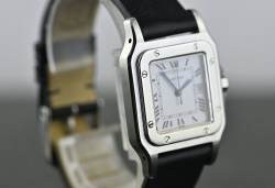Cartier 2960 Vintage Santos Carrée Spider Dial Automatik Stahl Abbildung 8