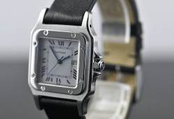 Cartier 2960 Vintage Santos Carrée Spider Dial Automatik Stahl Abbildung 9