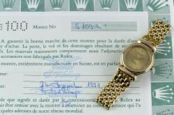 Rolex 6621 Cellini orig. Goldband 18k Gelbgold LC100 Zertifikat 1991 Abbildung 3