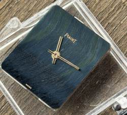 Piaget 14101 C 10 extrem seltene Beta 21 mit einmaligem Hawk Eye Dial orig. Goldband Abbildung 3