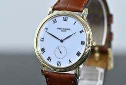 Patek Philippe 3919 Calatrava Gelbgold Full Set 1996 vom deutschen Erstbesitzer Abbildung 10