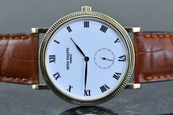 Patek Philippe 3919 Calatrava Gelbgold Full Set 1996 vom deutschen Erstbesitzer Abbildung 3