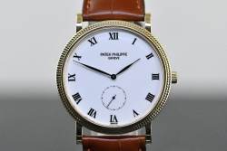 Patek Philippe 3919 Calatrava Gelbgold Full Set 1996 vom deutschen Erstbesitzer Abbildung 8