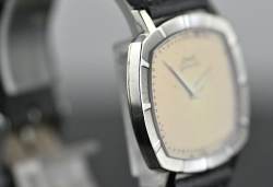 Piaget 12423 seltene TV Screen Dress Watch Automatik Kal. 12P Weißgold Image 9