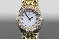 Chopard 5229 32/5120/11 Gstaad Diamant Lünette Gelbgold orig. Goldband Abbildung 6