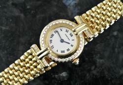 Cartier 8057911 Lady Colisee Diamond Gelbgold mit orig. Goldband Abbildung 8