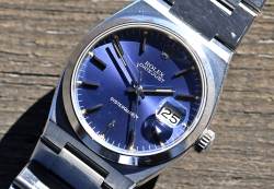 Rolex 17000 seltene Datejust Oysterquartz MK 1 / erste Serie blue dial unpoliert Abbildung 14