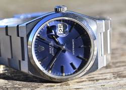 Rolex 17000 seltene Datejust Oysterquartz MK 1 / erste Serie blue dial unpoliert Abbildung 15