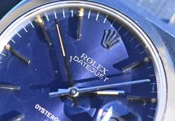 Rolex 17000 seltene Datejust Oysterquartz MK 1 / erste Serie blue dial unpoliert Abbildung 16