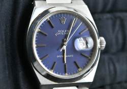 Rolex 17000 seltene Datejust Oysterquartz MK 1 / erste Serie blue dial unpoliert Abbildung 5