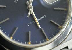 Rolex 17000 seltene Datejust Oysterquartz MK 1 / erste Serie blue dial unpoliert Abbildung 8