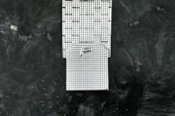 Piaget 9501 seltene Vintage TV Screen Clous De Paris Weißgold Abbildung 8