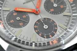 Movado 206-705-503 seltene Vintage Super Sub Sea Chronograph Stahl Abbildung 10