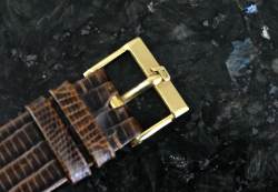 Piaget 13423 seltene Vintage TV Screen Date Automatik Gelbgold Abbildung 6