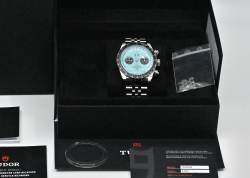 Tudor 79360N Black Bay Chrono Flamingo Blue ungetragen Full Set 2025 Abbildung 10