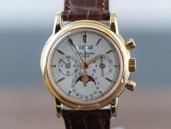 Patek Philippe 3970 Ewiger Kalender Chronograph 3. Serie PP Service Juli 26 sealed Full Set Abbildung 15