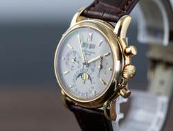 Patek Philippe 3970 Ewiger Kalender Chronograph 3. Serie PP Service Juli 26 sealed Full Set Abbildung 17