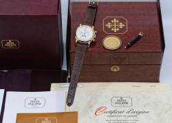 Patek Philippe 3970 Ewiger Kalender Chronograph 3. Serie PP Service Juli 26 sealed Full Set Abbildung 22