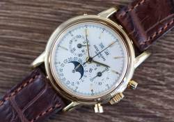 Patek Philippe 3970 Ewiger Kalender Chronograph 3. Serie PP Service Juli 26 sealed Full Set Abbildung 28