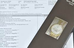 Patek Philippe 3945 Ewiger Kalender Gelbgold double sealed Patek Service Juli 2026 Abbildung 11
