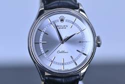 Rolex 50509 Cellini Time silver dial Weißgold Full Set 2020  Image 10