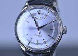 Rolex 50509 Cellini Time silver dial Weißgold Full Set 2020  Image 11