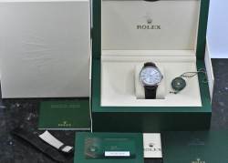 Rolex 50509 Cellini Time silver dial Weißgold Full Set 2020  Image 4