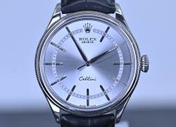 Rolex 50509 Cellini Time silver dial Weißgold Full Set 2020  Image 9