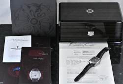 Patek Philippe 5135 Gondolo Calendario Jahreskalender grey dial Weißgold Full Set Abbildung 4