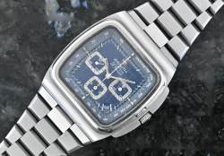 Zenith 01-0200-415 Vintage El Primero TV Screen blue dial mit orig. Box Abbildung 11