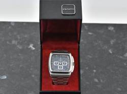 Zenith 01-0200-415 Vintage El Primero TV Screen blue dial mit orig. Box Abbildung 5