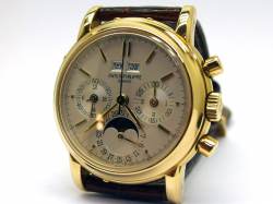Patek Philippe 3971J sehr seltener Ewiger Kalender Chronograph Image 10