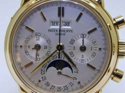 Patek Philippe 3971J sehr seltener Ewiger Kalender Chronograph Image 11