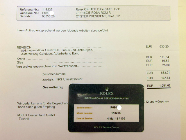 Rechnung Wempe Rolex Kaufen Cosmograph Daytona 116520 Box Und