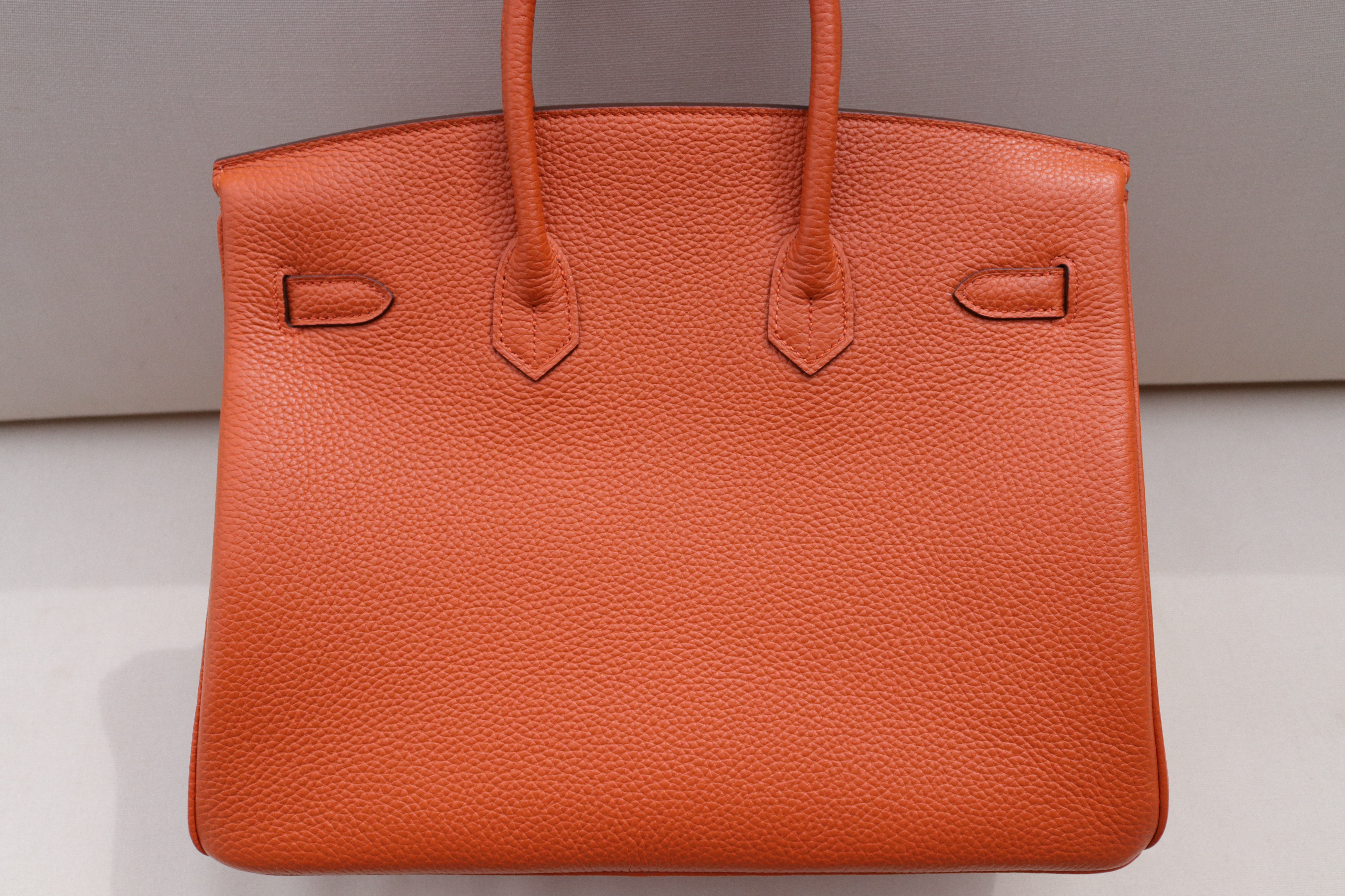 HERMÈS, Orange feu togo leather 'Birkin 35', 2015. - Bukowskis