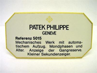 gebraucht PATEK PHILIPPE Konzessionär Dekorationsständer Referenz 5015 kleine Komplikation