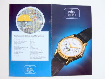 pre owned PATEK PHILIPPE Specifications & Description to the reference 3940