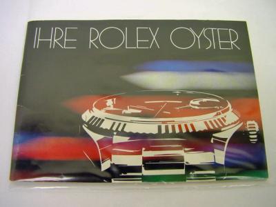 gebraucht ROLEX Booklet "Ihre Rolex Oyster"