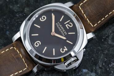 pre owned OFFICINE PANERAI LUMINOR Base Boutique Special Edition Tobacco Dial