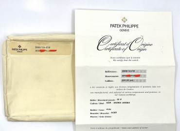 Aquanaut Ref. 5066 Certificate + Envelope