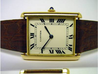 very rare Jumbo Tank Automatic in yellowgold